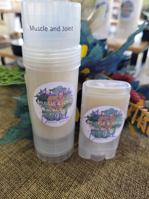 0.5oz Natural Muscle and Joint Balm – Soothing Pain Relief | Bathsheba Body Works | Made in USA Bathsheba Body Works 