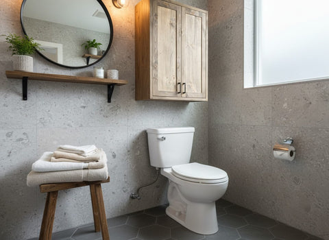 Custom Over Toilet Bathroom Cabinet – Northeastern White Pine Storage – Made in USA | Model #1050 Limitless Woodworking  item