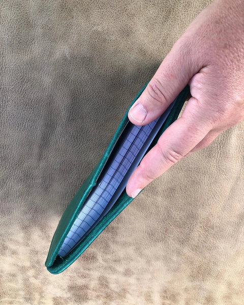 Handmade Rancher Log Sleeve with Leather Pen Loop – Durable Outdoor Gear | Made in USA Sully + Proper Supply 