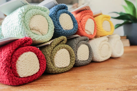 100% Cotton Dishcloths 11 Inch X 11 Inch – Quick Dry | Made in USA Carolina Cottons  Dishcloths