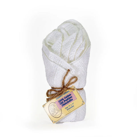 100% Cotton Dishcloths 11 Inch X 11 Inch – Quick Dry | Made in USA Carolina Cottons  Dishcloths