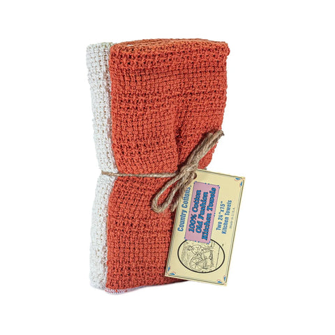 100% Cotton Kitchen Towels 24x15 Inch – Absorbent Waffle Weave | Made in USA Carolina Cottons  Kitchen Towels