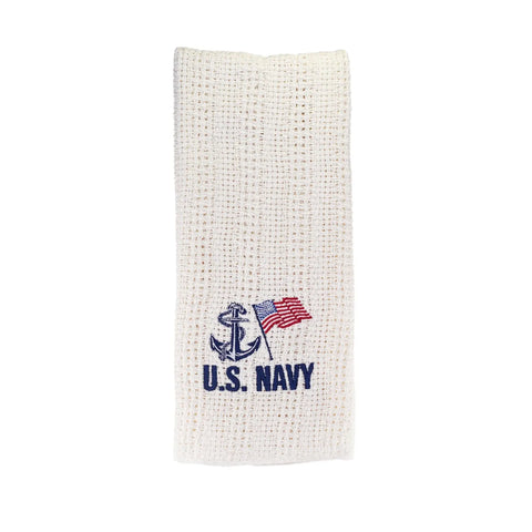 100% Cotton Novelty Embroidered Kitchen Towels  24" X 15" Carolina Cotton  Dish Towels 13.00 Navy