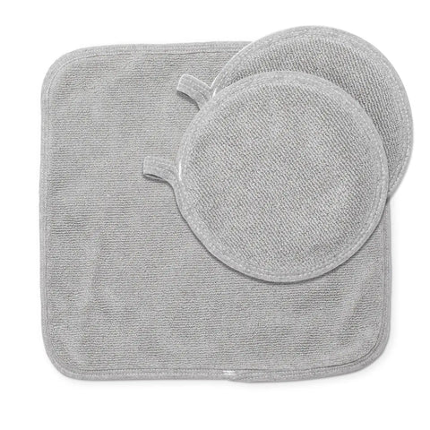 100% Cotton Terrycloth Dish Drying Mat 16" X 18.5" With Two Pot Holders Heat Resistant | Made in USA Carolina Cottons 