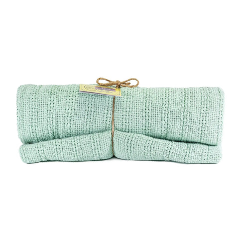 100% Cotton Utility Blanket – Lightweight 60x48 Inch Soft Throw | Made in USA Carolina Cottons  Utility Blankets