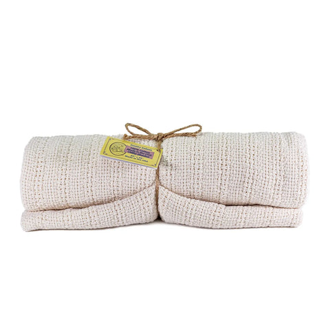 100% Cotton Utility Blanket – Lightweight 60x48 Inch Soft Throw | Made in USA Carolina Cottons  Utility Blankets
