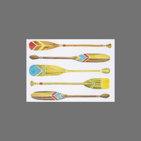Set of 8 Vibrant Oar Greeting Cards – Handcrafted Paper Art | Made in USA JuLu Cards  Blank Cards