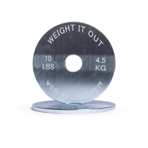 Calibrated Solid Steel Weight Plate Pairs – Precision Fitness Plates | Made in USA Weight It Out 