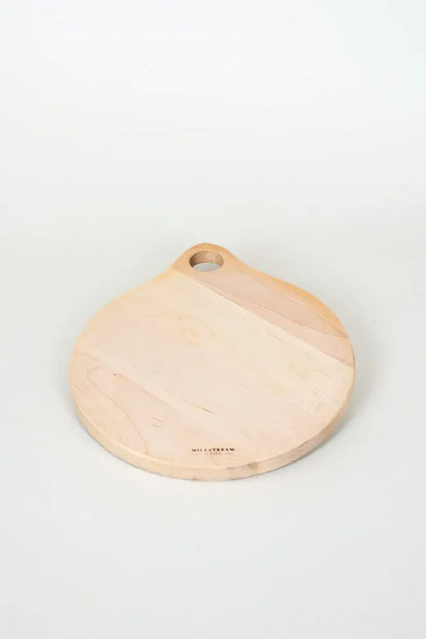 12 Inch Round Hardwood Cheese Board – Food Grade Finish Cutting Tray | Made in USA Amish Craftsmanship Millstream Home  Kitchen + Dining