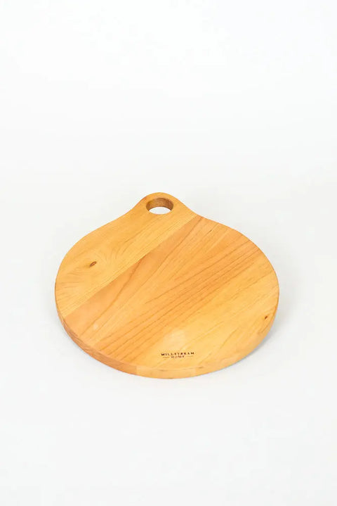 12 Inch Round Hardwood Cheese Board – Food Grade Finish Cutting Tray | Made in USA Amish Craftsmanship Millstream Home  Kitchen + Dining