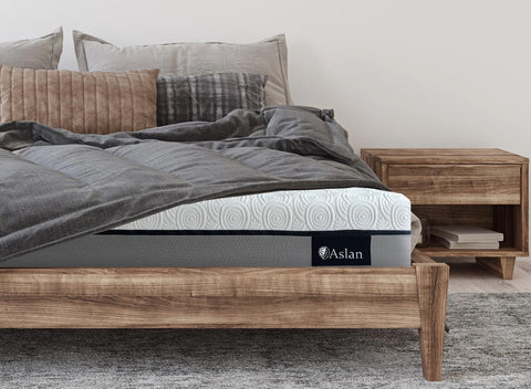 13 Inch Aslan Gel Memory Foam Mattress – Medium Plush Comfort | Made in USA Aslan Mattress  Mattress
