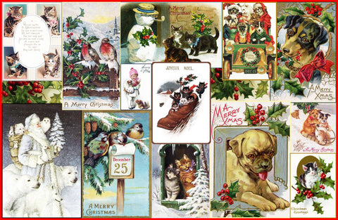 Victorian Christmas Friends, Wooden Puzzle, 510 Pcs Perplexing Puzzles  Jigsaw Puzzles