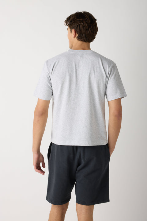 Unisex Cotton Crop T-Shirt – Boxy Fit Modern Layering Tee | Made in Los Angeles USA US Standard Apparel  product