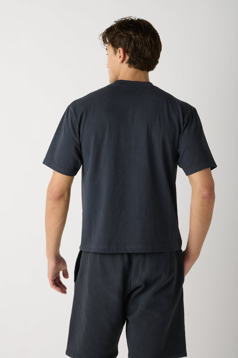 Unisex Cotton Crop T-Shirt – Boxy Fit Modern Layering Tee | Made in Los Angeles USA US Standard Apparel  product