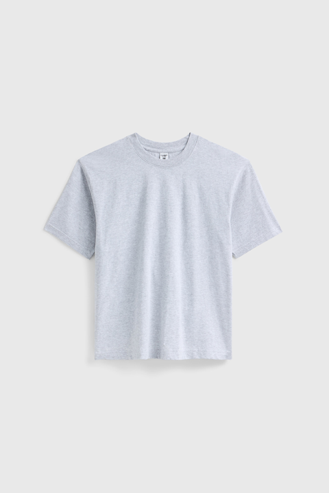 Unisex Cotton Crop T-Shirt – Boxy Fit Modern Layering Tee | Made in Los Angeles USA US Standard Apparel  product