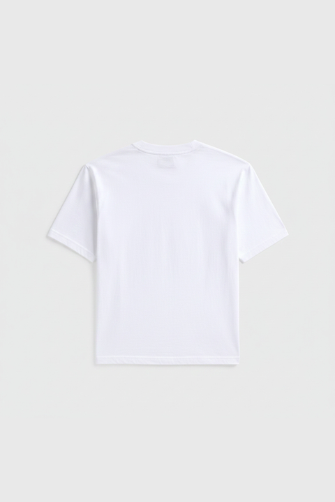 Unisex Cotton Crop T-Shirt – Boxy Fit Modern Layering Tee | Made in Los Angeles USA US Standard Apparel  product