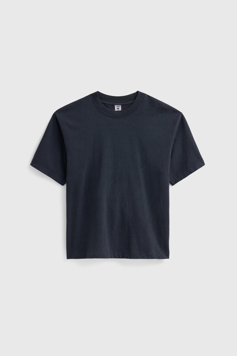 Unisex Cotton Crop T-Shirt – Boxy Fit Modern Layering Tee | Made in Los Angeles USA US Standard Apparel  product