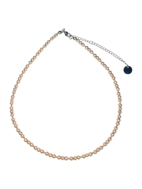 16 Inch Stainless Steel Pearl Necklace With 3 Inch Extender – Adjustable Pearl Chain Design | Made in USA Michelle Marie Boutique  Necklaces