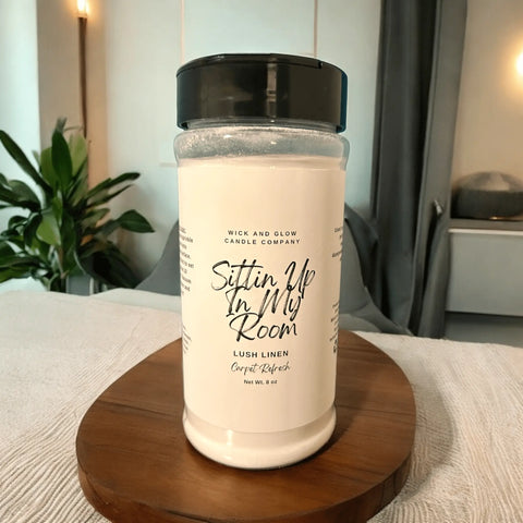 16 Oz Carpet And Upholstery Refresher Powder – Phthalate-Free Scented Formula | Made In USA Wick and Glow Candle Company™  Air Fresheners