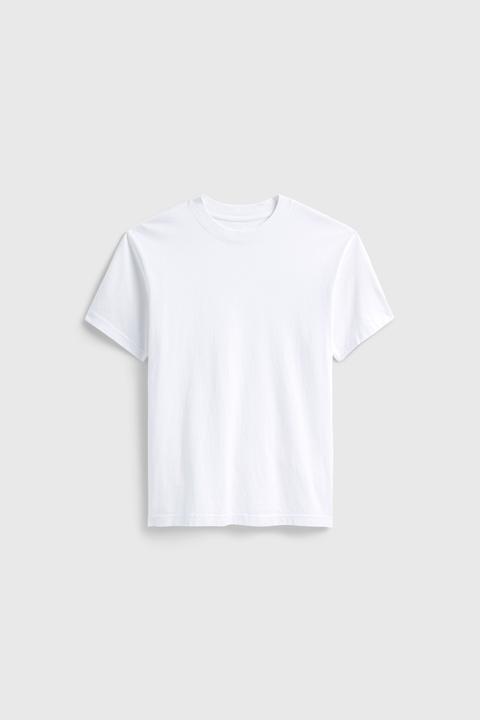 EcoJersey Unisex Short Sleeve T-Shirt 1600 EcoCycle Cotton Blend – Made in Los Angeles USA US Standard Apparel  product