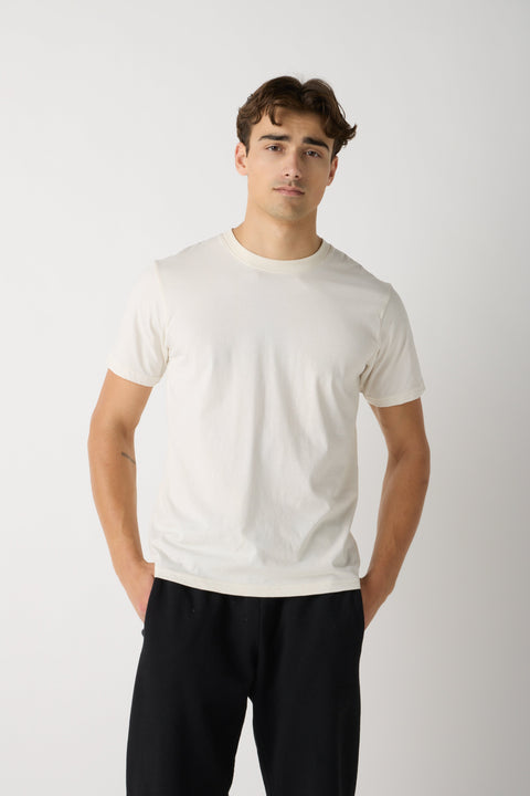 Unisex Daily T-Shirt – Premium 5.5 oz Compact Cotton Tee – Made in Los Angeles USA | Timeless Essential Apparel US Standard Apparel  product