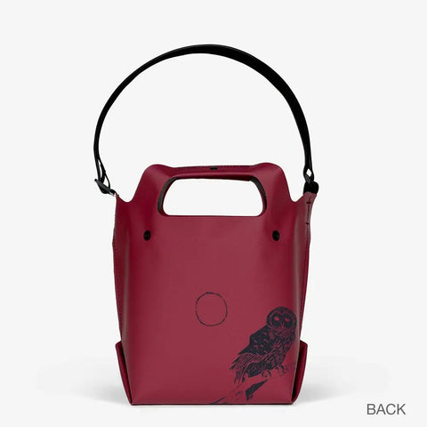 17 Inch LastBag Owl Tote – Durable Waterproof Vinyl Reusable Bag | Handmade in USA Twisp WA eqpd  LastBags