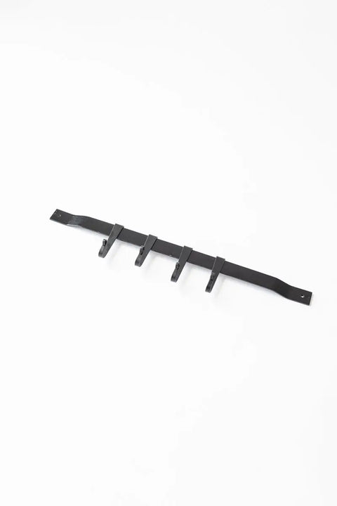 17.5 Inch Handmade Iron Utensil Rack With 4 Wrought Hooks – Kitchen Organizer Bar | Made in USA Millstream Home  Homegoods
