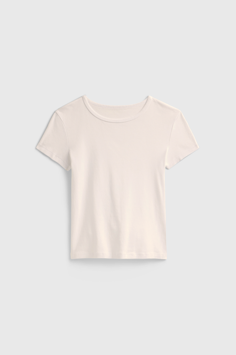 Women's 90s Inspired Ribbed Fitted Tee – 5.5 oz Combed Cotton | Premium Quality Made in USA US Standard Apparel  SS SIDE SEAM TEE