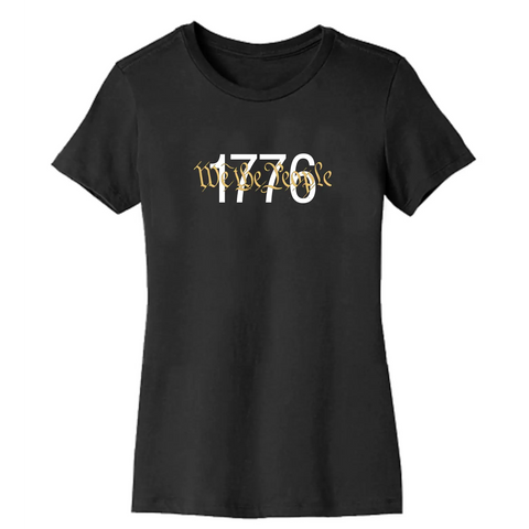 1776 We The People Organic Cotton Patriotic Unisex T-Shirt – Made in USA Suede Kloth 