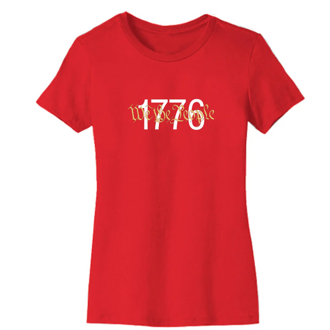 1776 We The People Organic Cotton Patriotic Unisex T-Shirt – Made in USA Suede Kloth 
