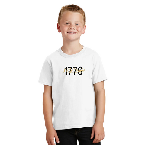 1776 We The People Organic Cotton Patriotic Unisex T-Shirt – Made in USA Suede Kloth 