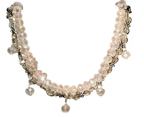 18 Inch Crystal Statement Necklace – Adjustable Alloy Chain – Michelle Marie Boutique | Made in USA Michelle Marie Boutique  Necklace