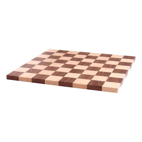 18 Inch Handmade Maple and Walnut Chess Board – Amish Crafted Wooden Game Surface | Made in USA Amish Toy Box  Game