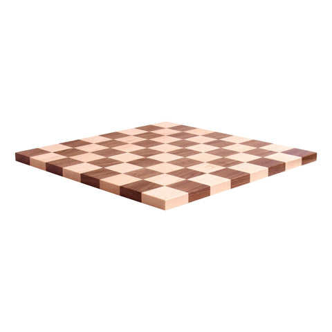 18 Inch Handmade Maple and Walnut Chess Board – Amish Crafted Wooden Game Surface | Made in USA Amish Toy Box  Game