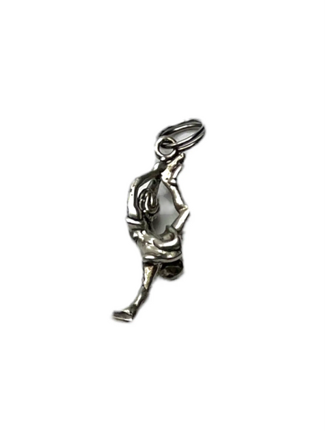 18 Inch Ice Skating Silver Charm Necklace – Stainless Steel Chain – Handcrafted Jewelry | Made in USA Michelle Marie Boutique  Necklace
