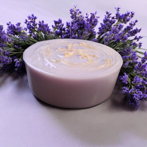 2 Goat Milk Loofah Soaps - Lavender Frances Farm & Craft 