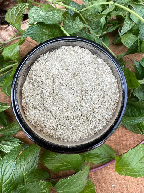 2 Oz Remineralizing Tooth Powder – Fluoride-Free Organic Tooth Care | Made in USA Rowe Naturals  Tooth Powder