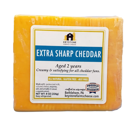 2 Year Aged Yellow Cheddar Vern's Cheese  Cheese