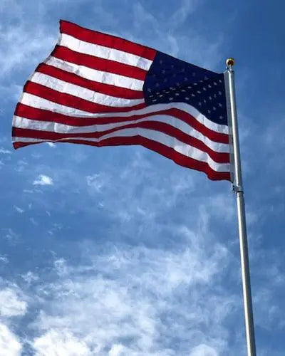 20 Ft Heavy-Duty Telescoping Flagpole Kit – 3 Inch Base Diameter – Weather-Resistant | Made in USA Freedom Flag and Pole 