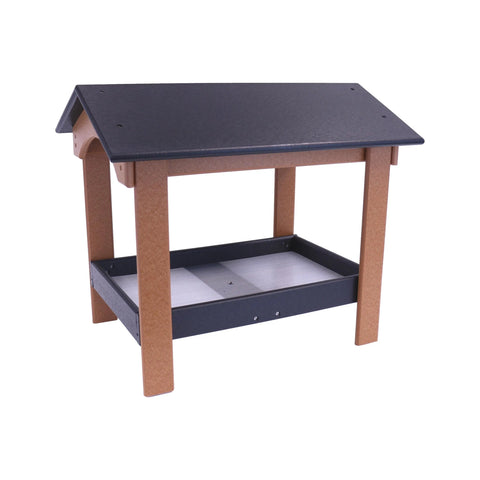 20 Inch Ground Wildlife Feeder – Durable Poly Lumber Seed Tray – Amish Made | Made in USA Amish Toy Box  Bird Feeder