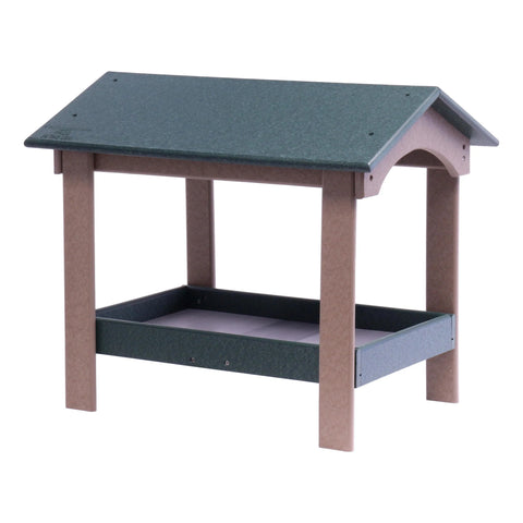 20 Inch Ground Wildlife Feeder – Durable Poly Lumber Seed Tray – Amish Made | Made in USA Amish Toy Box  Bird Feeder