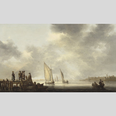 A Pier Overlooking Dordrecht, Cuyp, Wooden Puzzle, 513 Pcs Perplexing Puzzles  Jigsaw Puzzles