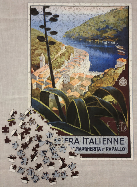 Italian Riviera, Wooden Puzzle, 494 Pcs Perplexing Puzzles  Jigsaw Puzzles