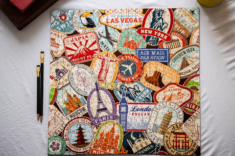 My Travel Trunk, Wooden Puzzle, 454 Pcs Perplexing Puzzles  Jigsaw Puzzles
