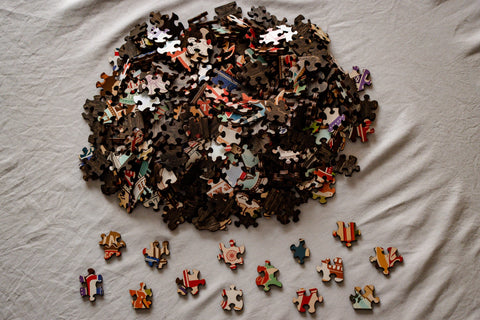 My Travel Trunk, Wooden Puzzle, 454 Pcs Perplexing Puzzles  Jigsaw Puzzles