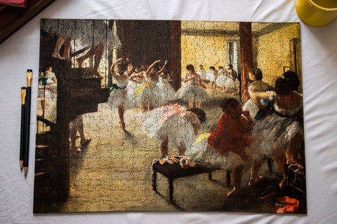 The Dance Class, Degas, Wooden Puzzle, 489 Pcs Perplexing Puzzles  Jigsaw Puzzles