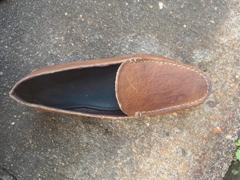 Handcrafted Full-Grain Leather Venetian Moccasins – Slip-On Casual Shoes | Made in USA BBH 