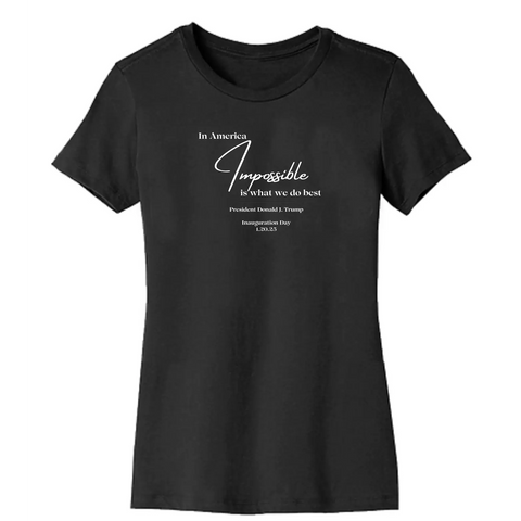 2025 Presidential Inauguration Commemorative Unisex Organic Cotton Tee – Made in USA Suede Kloth 
