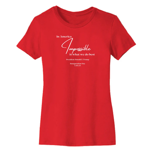 2025 Presidential Inauguration Commemorative Unisex Organic Cotton Tee – Made in USA Suede Kloth 