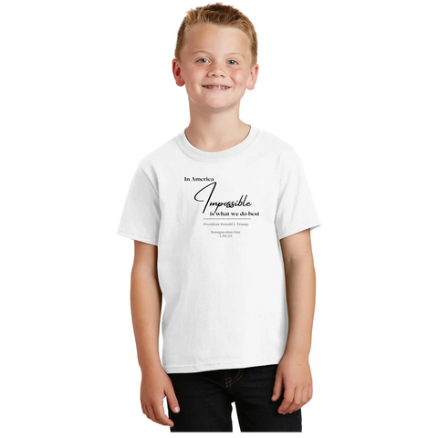 2025 Presidential Inauguration Commemorative Unisex Organic Cotton Tee – Made in USA Suede Kloth 